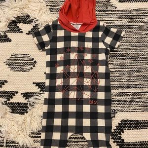 Holiday rags to Raches hooded gingham GUC 6/12